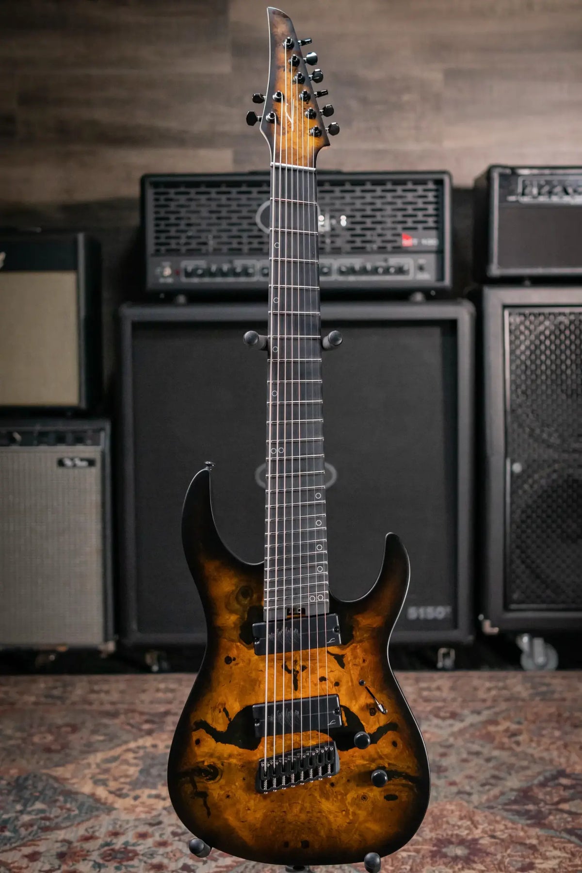 Legator N8FSS-DV 8-String Multi-Scale Electric Guitar - Death Valley with Gig Bag