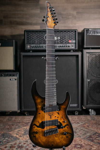 Legator N8FSS-DV 8-String Multi-Scale Electric Guitar - Death Valley with Gig Bag