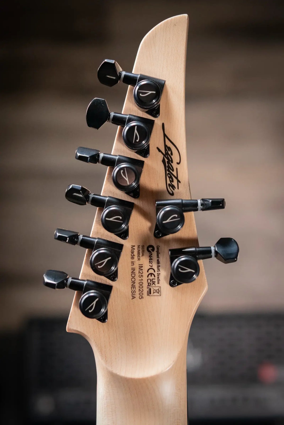 Legator N8FSS-DV 8-String Multi-Scale Electric Guitar - Death Valley with Gig Bag