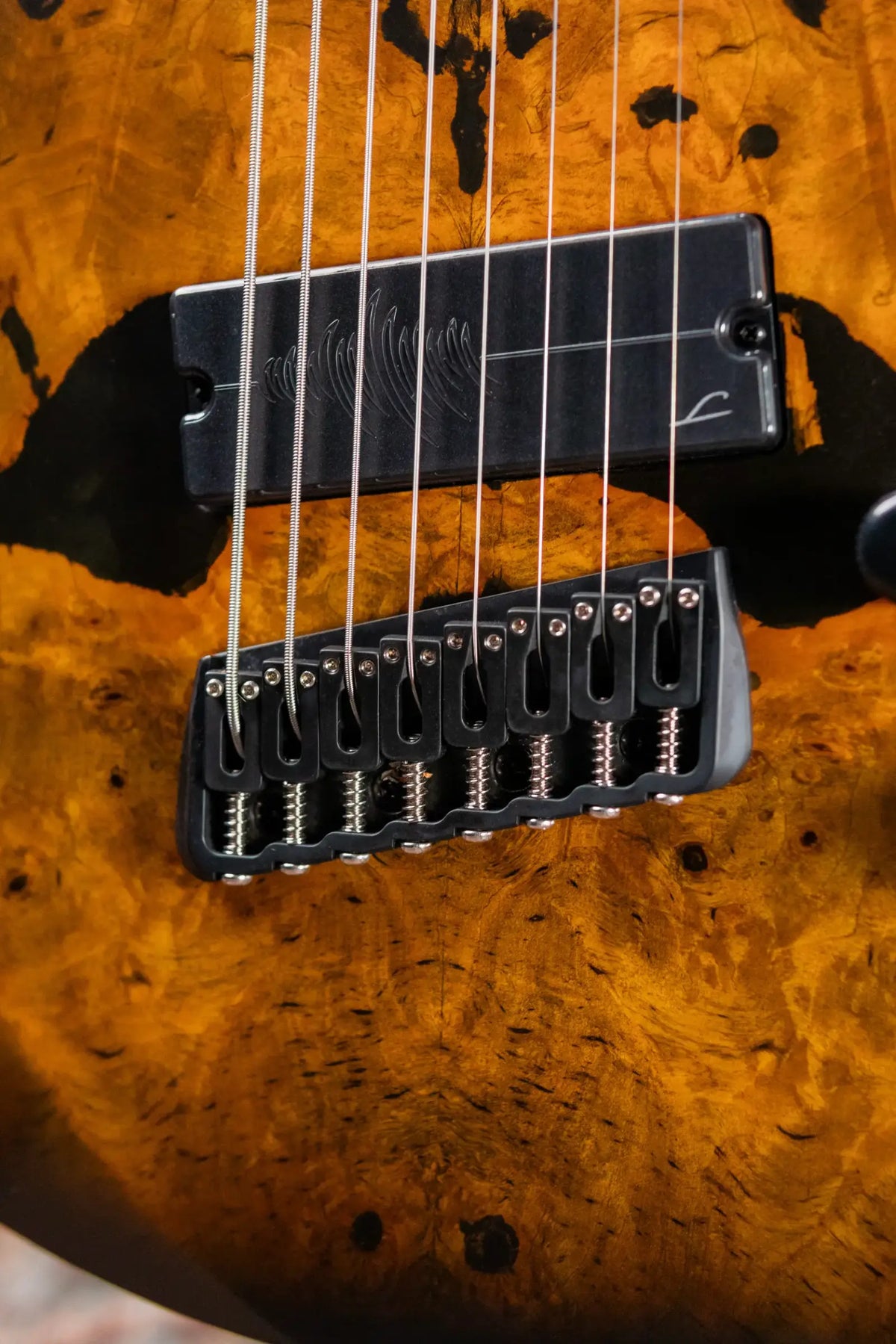 Legator N8FSS-DV 8-String Multi-Scale Electric Guitar - Death Valley with Gig Bag