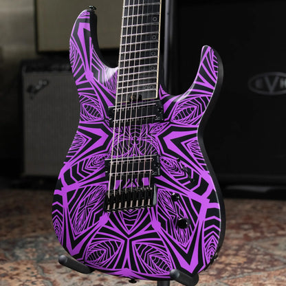 Legator N8F-INK Ninja Bolt-On 8-String Multi-Scale Electric Guitar - Satin Ilya Purple