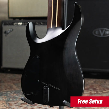 Legator N9F-BLK Ninja Multi-Scale 9-String Electric Guitar - Black with Gig Bag - B-Stock