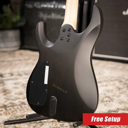 Legator Ninja N6FSS-DS Super Shred 6-String Multi-Scale Electric Guitar - Dark Sapphire with Gig Bag