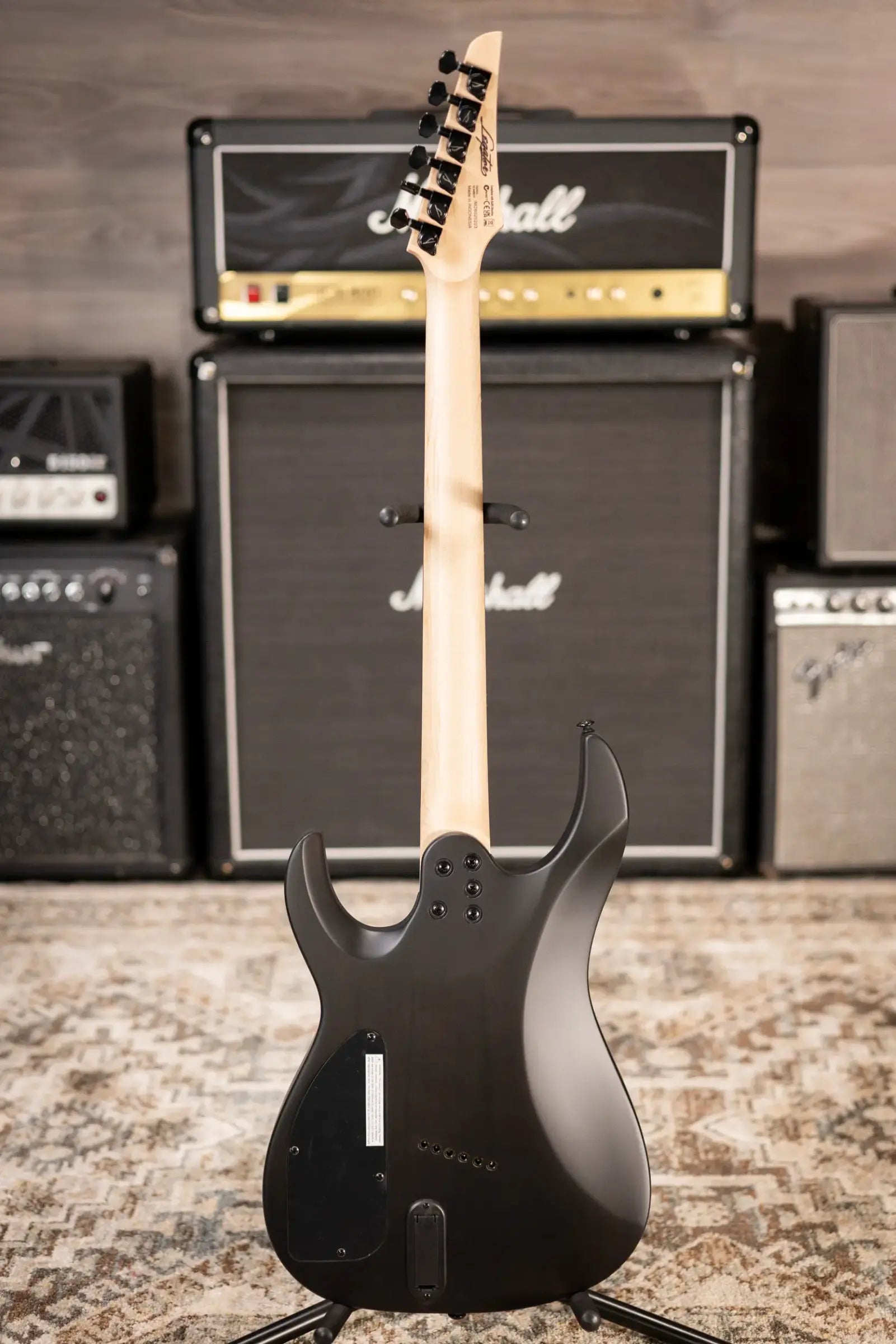 Legator Ninja N6FSS-DS Super Shred 6-String Multi-Scale Electric Guitar - Dark Sapphire with Gig Bag