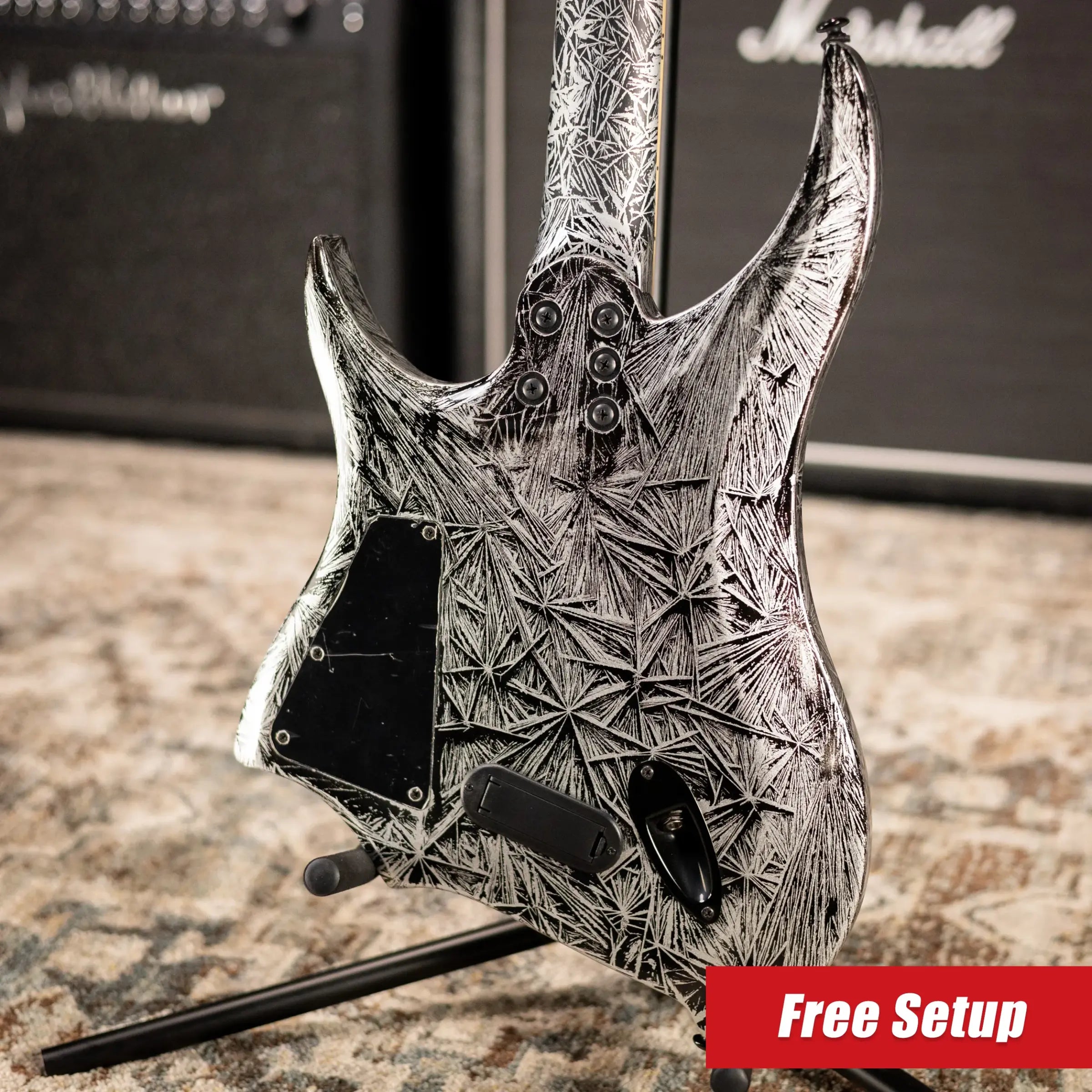 Legator R6F Revenant Bolt-On Multi-scale Electric Guitar - Gloss Black Ice
