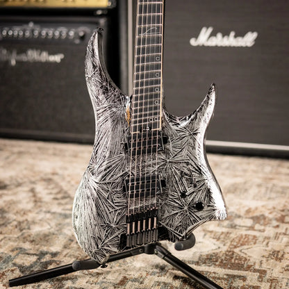 Legator R6F Revenant Bolt-On Multi-scale Electric Guitar - Gloss Black Ice