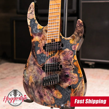 Legator X6F-CL Multi-Scale Electric Guitar - Coral with Gig Bag