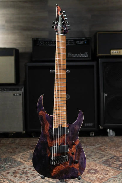 Legator X8F-MG 8-String Multi-Scale Electric Guitar - Magma with Gig Bag