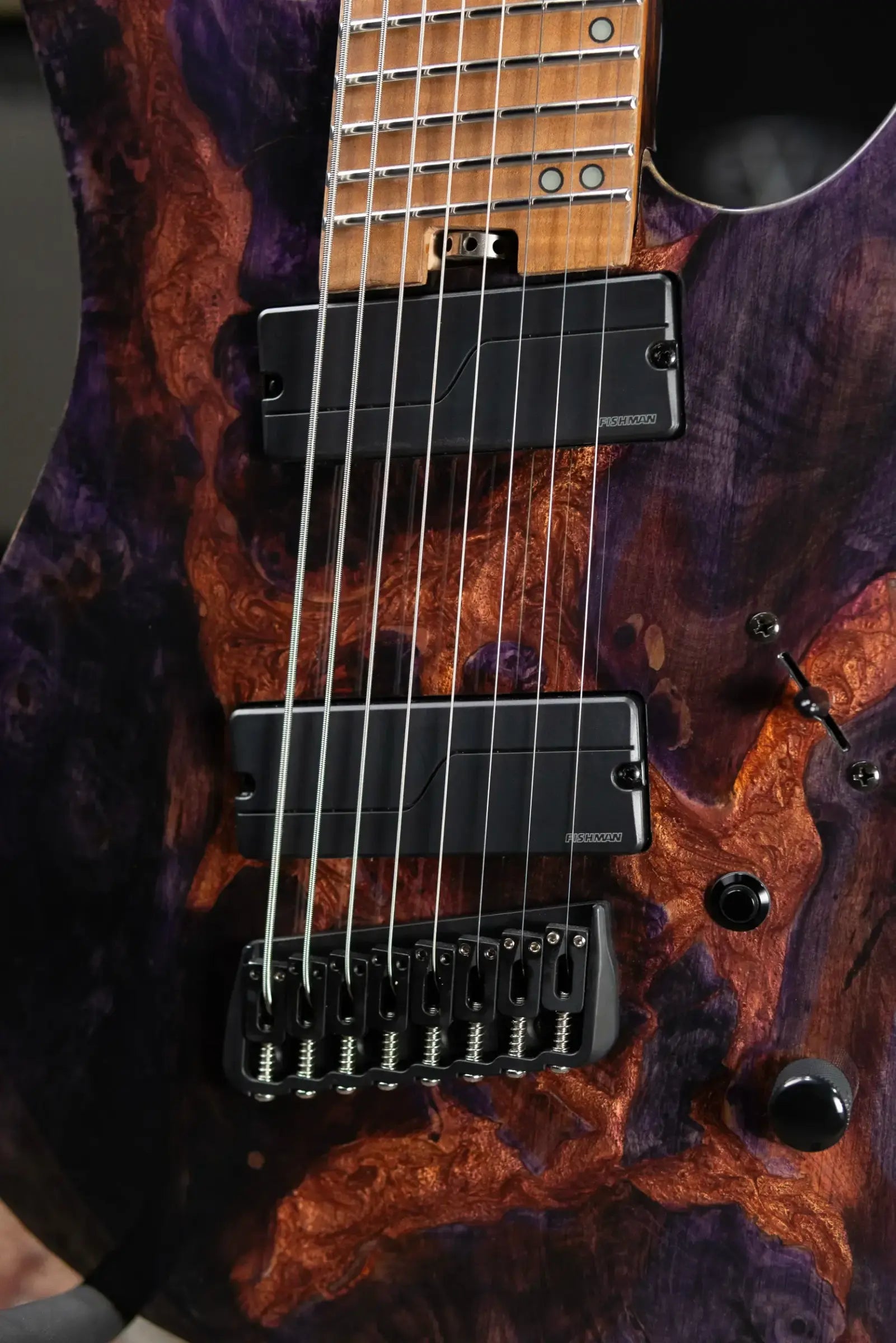 Legator X8F-MG 8-String Multi-Scale Electric Guitar - Magma with Gig Bag