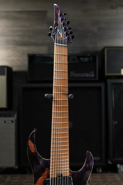 Legator X8F-MG 8-String Multi-Scale Electric Guitar - Magma with Gig Bag
