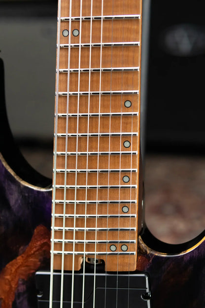 Legator X8F-MG 8-String Multi-Scale Headless Electric Guitar - Magma with Gig Bag