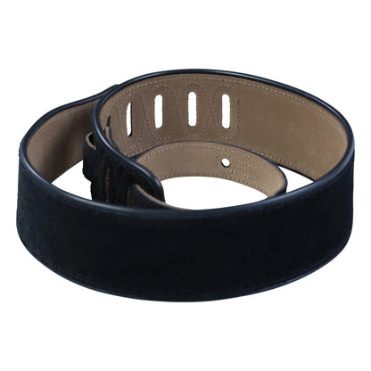 Levys MSS3-BLK Signature Series Suede Leather Guitar Strap Black