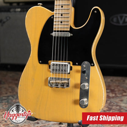 Luxxtone Choppa T Electric Guitar - Butterscotch with Hardshell Case - Used
