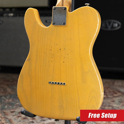 Luxxtone Choppa T Electric Guitar - Butterscotch with Hardshell Case - Used