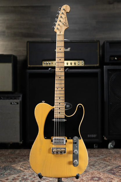 Luxxtone Choppa T Electric Guitar - Butterscotch with Hardshell Case - Used