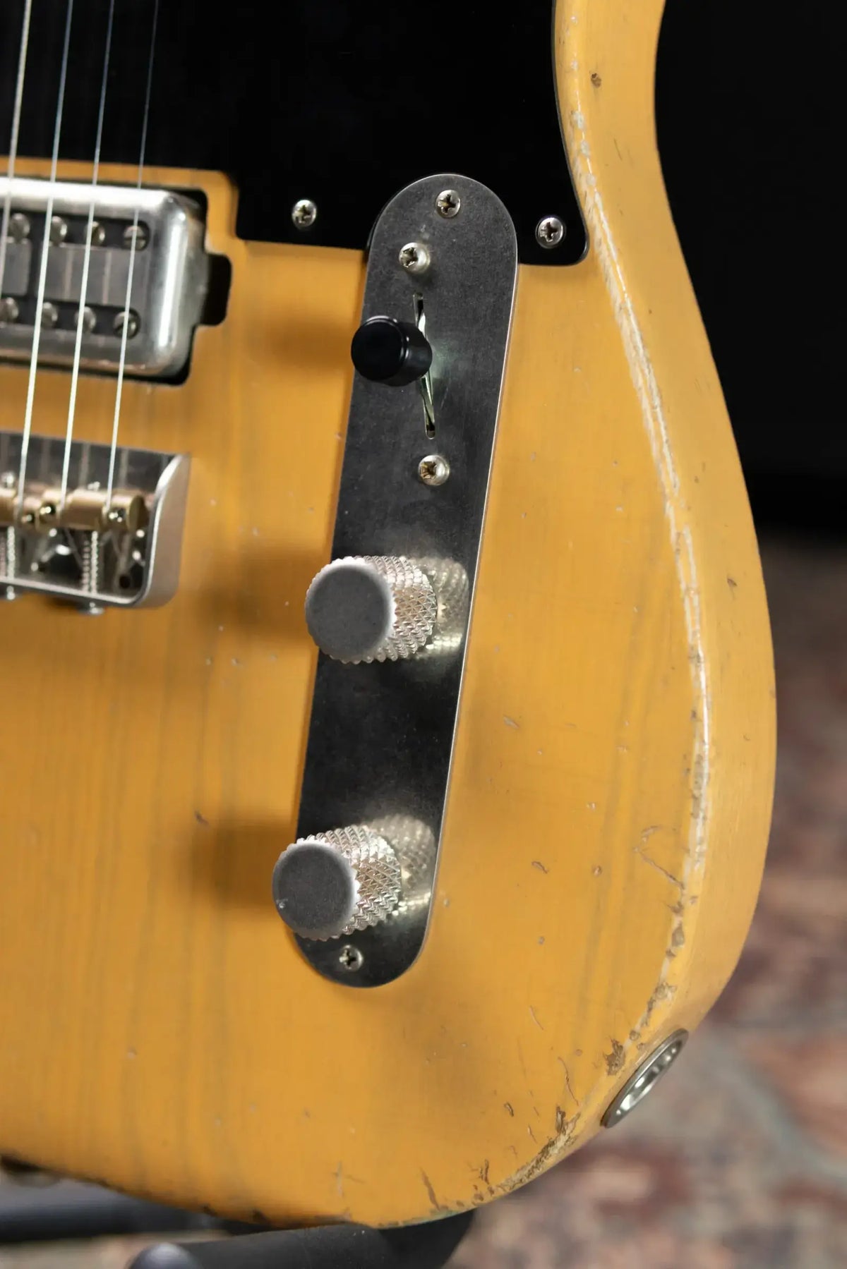 Luxxtone Choppa T Electric Guitar - Butterscotch with Hardshell Case - Used