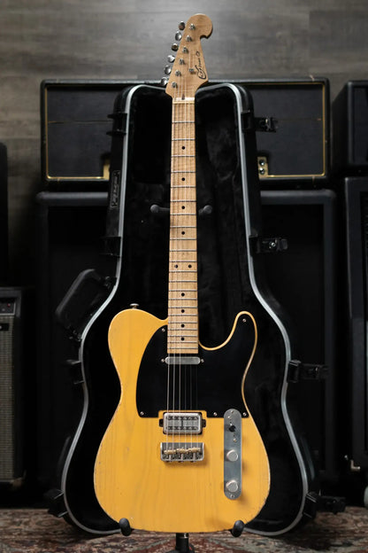 Luxxtone Choppa T Electric Guitar - Butterscotch with Hardshell Case - Used
