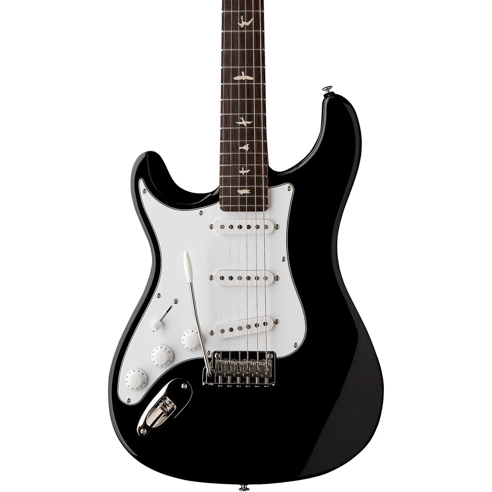 PRS SE Silver Sky Left-Handed Electric Guitar - Piano Black with Gig Bag - Demo