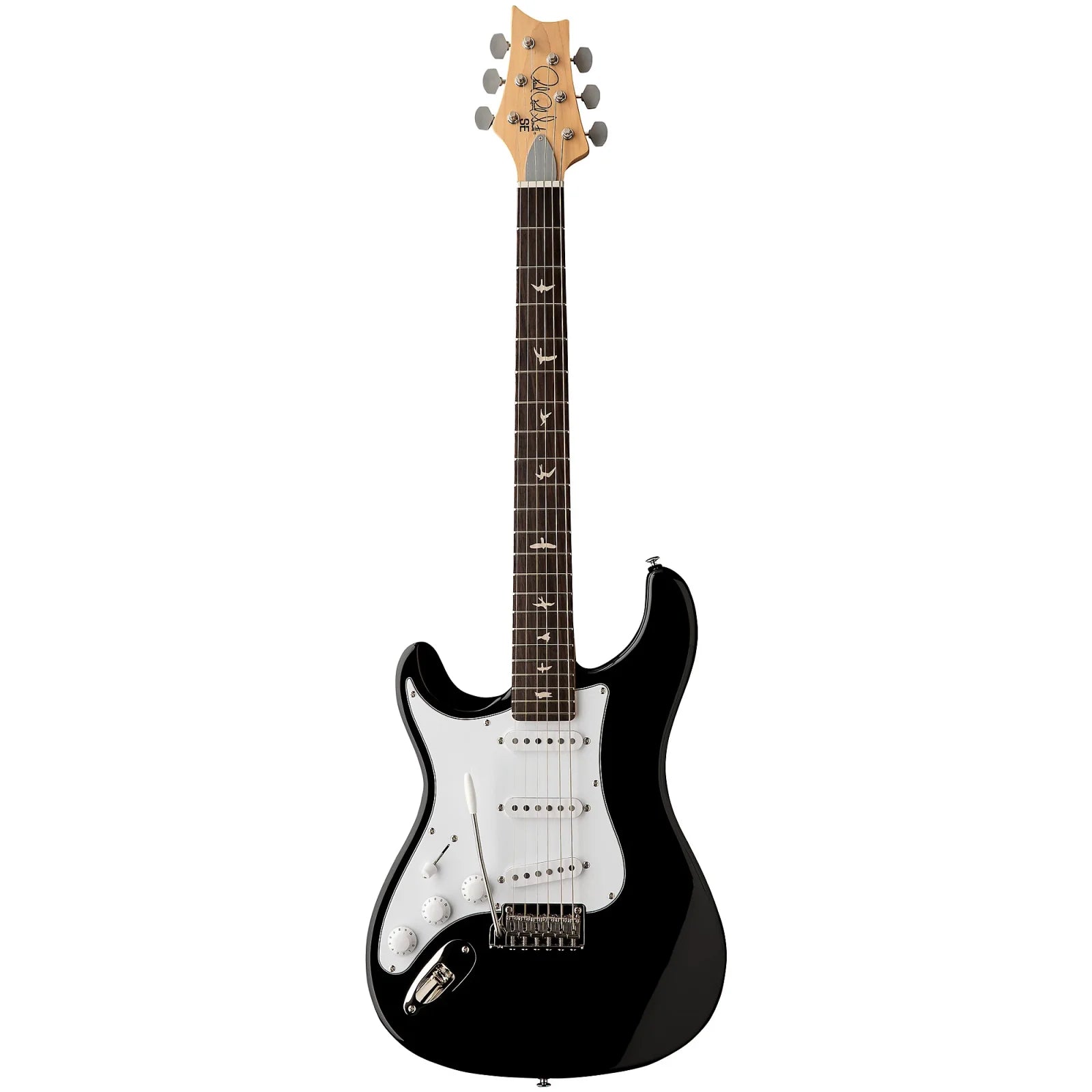 PRS SE Silver Sky Left-Handed Electric Guitar - Piano Black with Gig Bag - Demo