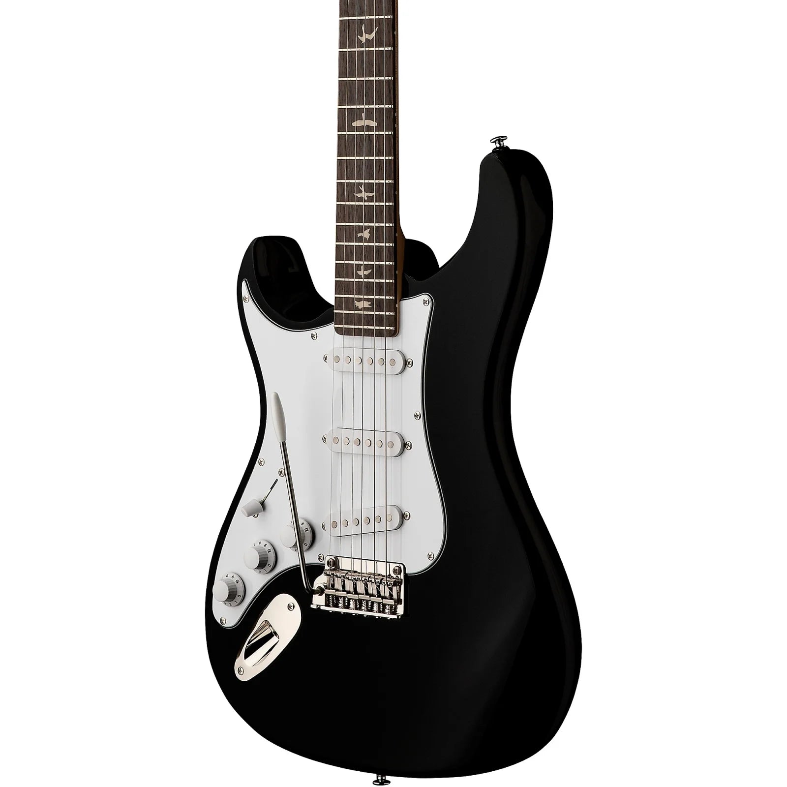 PRS SE Silver Sky Left-Handed Electric Guitar - Piano Black with Gig Bag - Demo