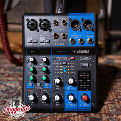Yamaha MG06X 6-Channel Analog Mixer with Effects & USB Interface