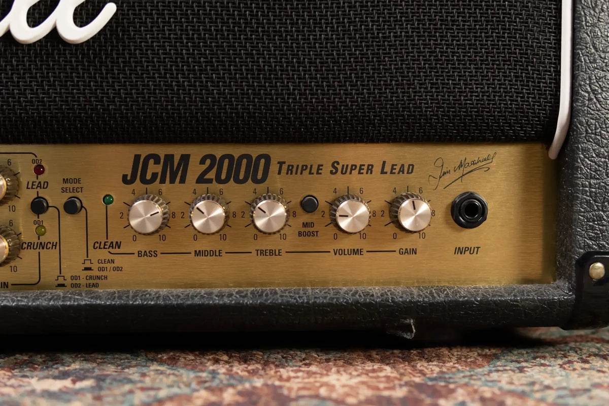 Marshall JCM 2000 TSL 100 Triple Super Lead 3-Channel 100-Watt Guitar Amp Head with Gig Bag - Used