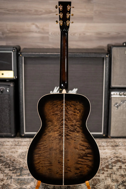Martin Custom Shop M Acoustic/Electric Guitar - Paisley Ember Burst with Hardshell Case
