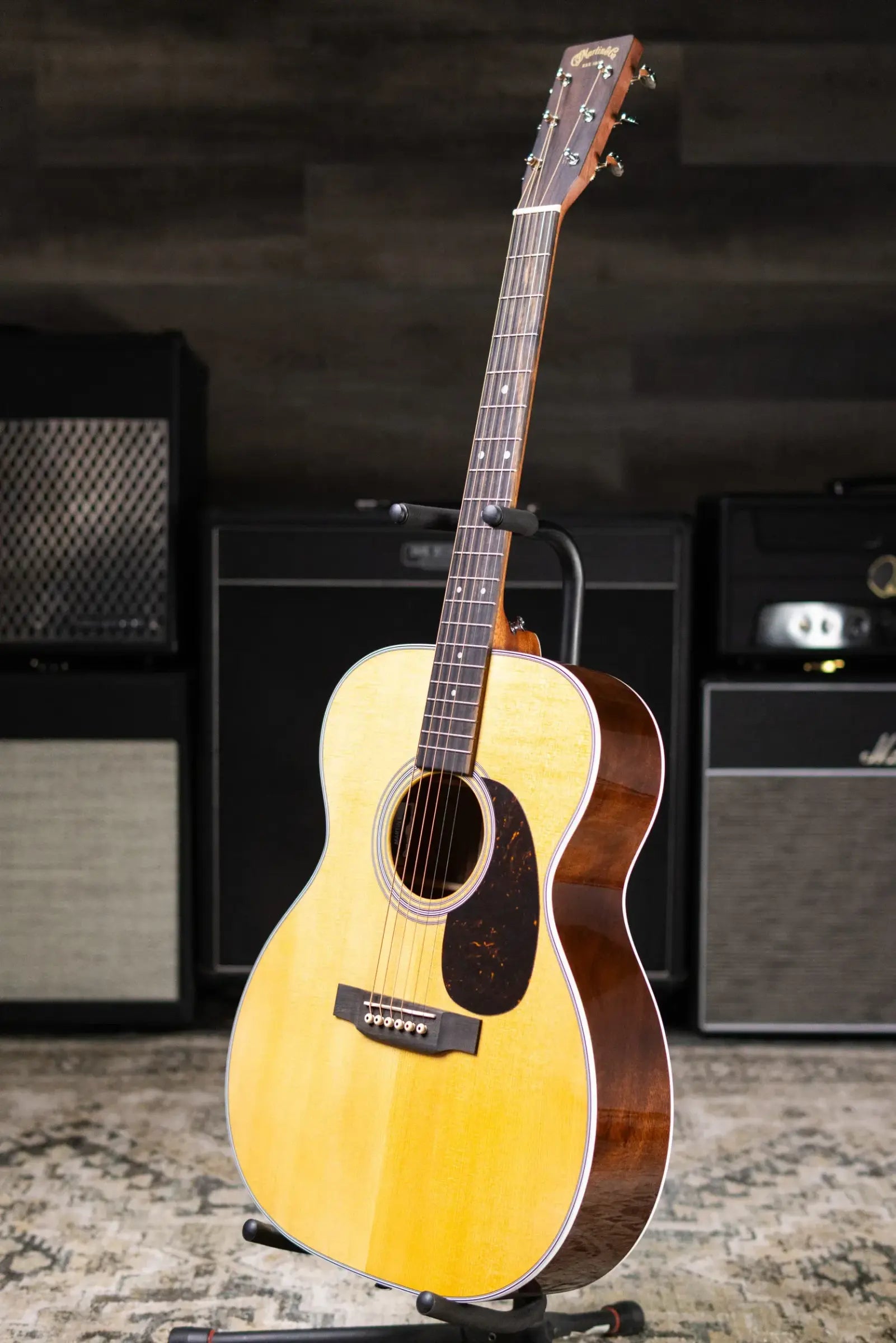 Martin 000-13E Retro Acoustic/Electric Guitar - Spruce/Walnut with Gig Bag