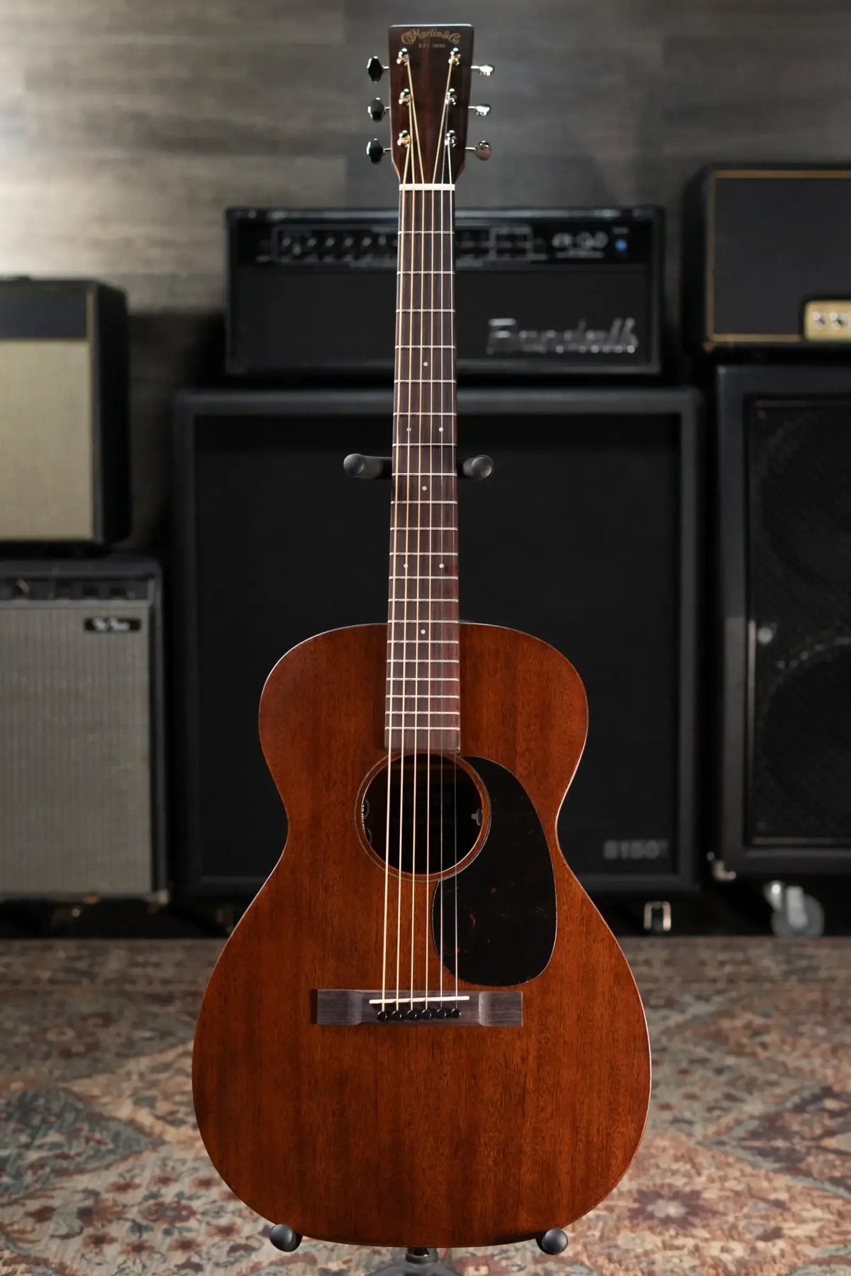 Martin 0-10E Retro Jason Isbell Concert Signature Short Scale Acoustic/Electric Guitar - Dark Mahogany with Gig Bag - Demo