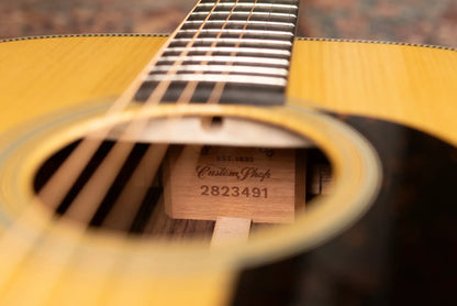 Martin Custom Style 28 000-14F East Indian Rosewood/Adirondack Spruce Acoustic Guitar with Hardshell Case - Used