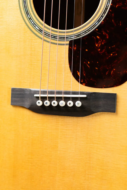 Martin Custom Shop Style 45 000-14F Acoustic Guitar - Macassar Ebony/Premium Spruce with Hardshell Case