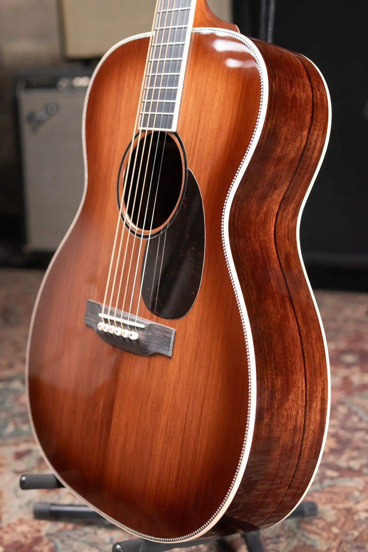 Martin Custom Shop 000 Acoustic Guitar - Macassar Ebony with Hardshell Case