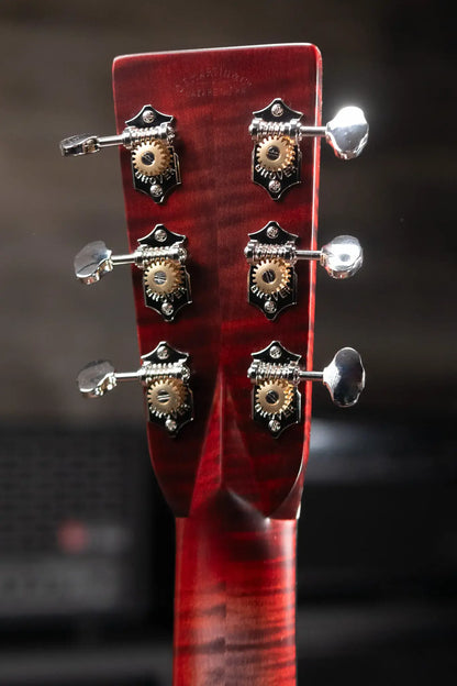 Martin Custom Shop Style 45 000-14F Acoustic Guitar - Quilted Maple, Charcoal Cherry Burst with Hardshell Case