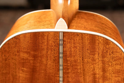 Martin Custom Shop Style 28 0-12F Flamed Mahogany/Western Red Cedar Acoustic Guitar - 1935 Sunburst with Hardshell Case