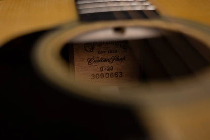 Martin Custom Shop 0-28 Left-Handed Limited Edition Acoustic Guitar with Hardshell Case