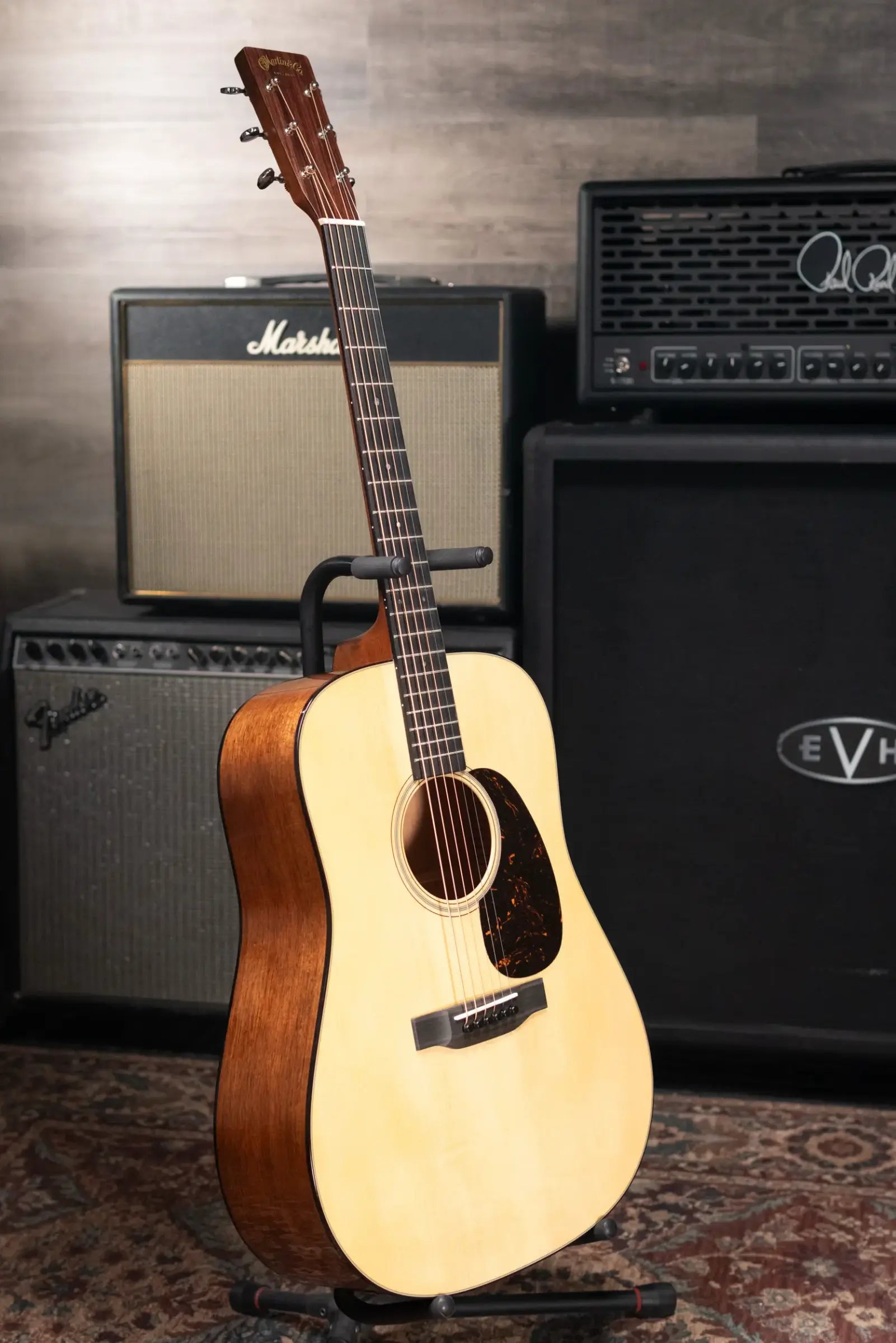 Martin Custom Shop D-18 Dreadnought, Mahogany/Adirondack Spruce Acoustic Guitar with Hardshell Case