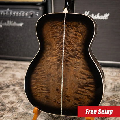 Martin Custom Shop M Acoustic/Electric Guitar - Paisley Ember Burst with Hardshell Case
