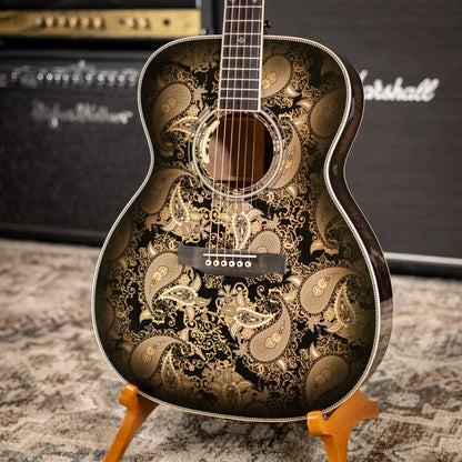 Martin Custom Shop M Acoustic/Electric Guitar - Paisley Ember Burst with Hardshell Case
