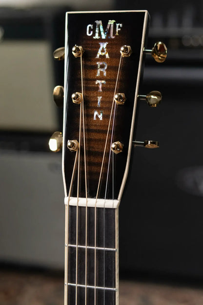 Martin Custom Shop M Acoustic/Electric Guitar - Paisley Ember Burst with Hardshell Case