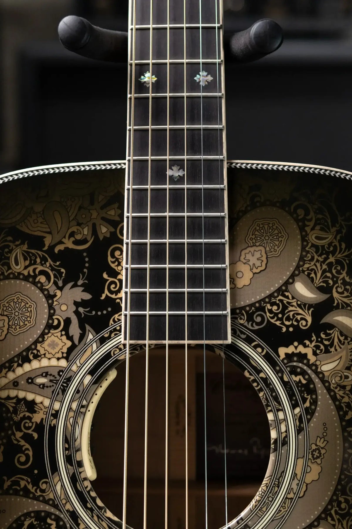 Martin Custom Shop M Acoustic/Electric Guitar - Paisley Ember Burst with Hardshell Case