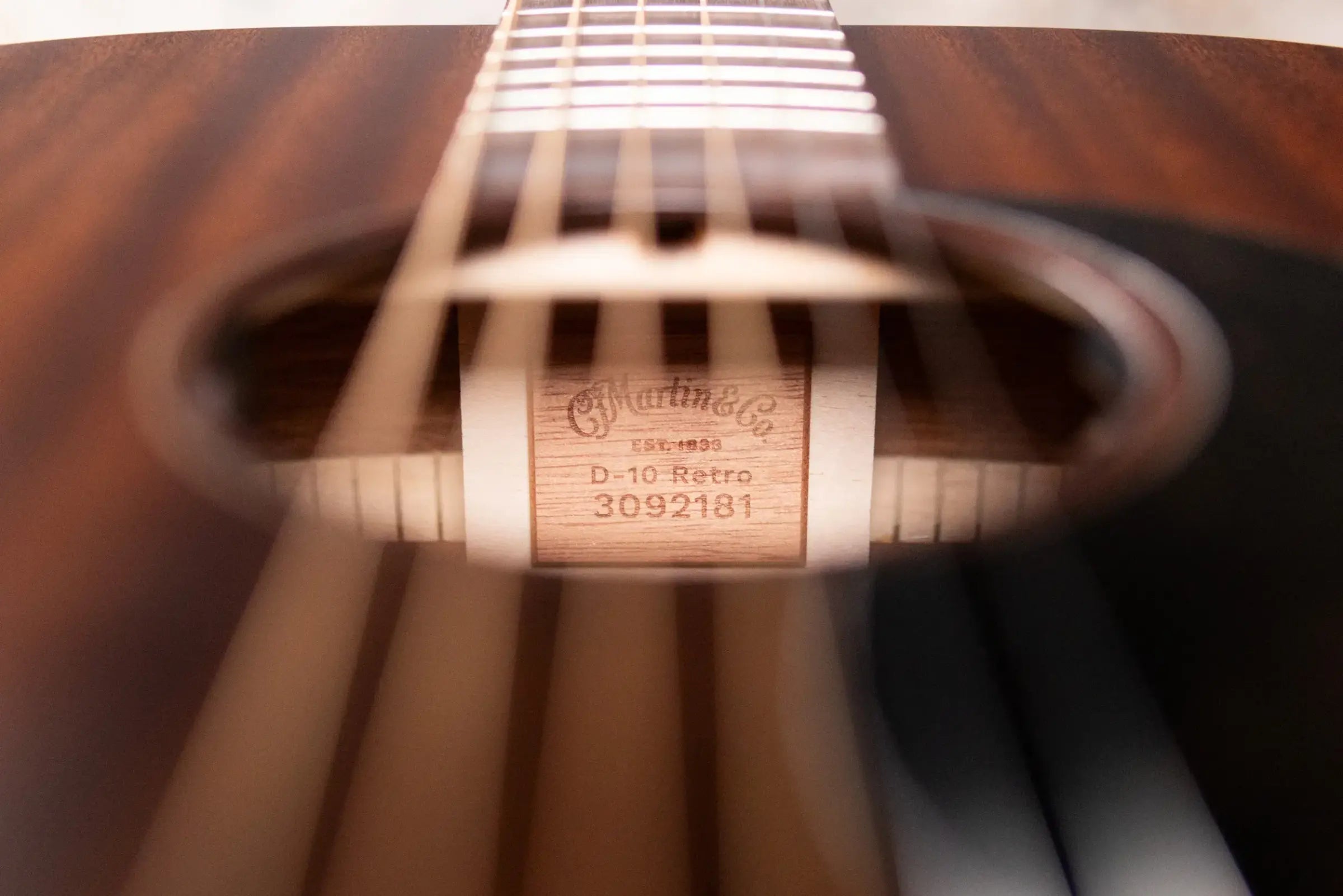 Martin D-10E Retro Sapele Acoustic/Electric Guitar with Gig Bag