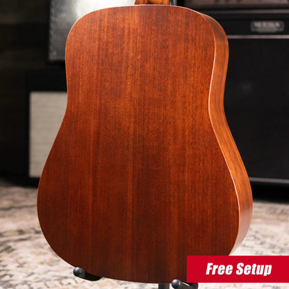Martin D-17 Dreadnought Acoustic Guitar - Dark Mahogany with Hardshell Case