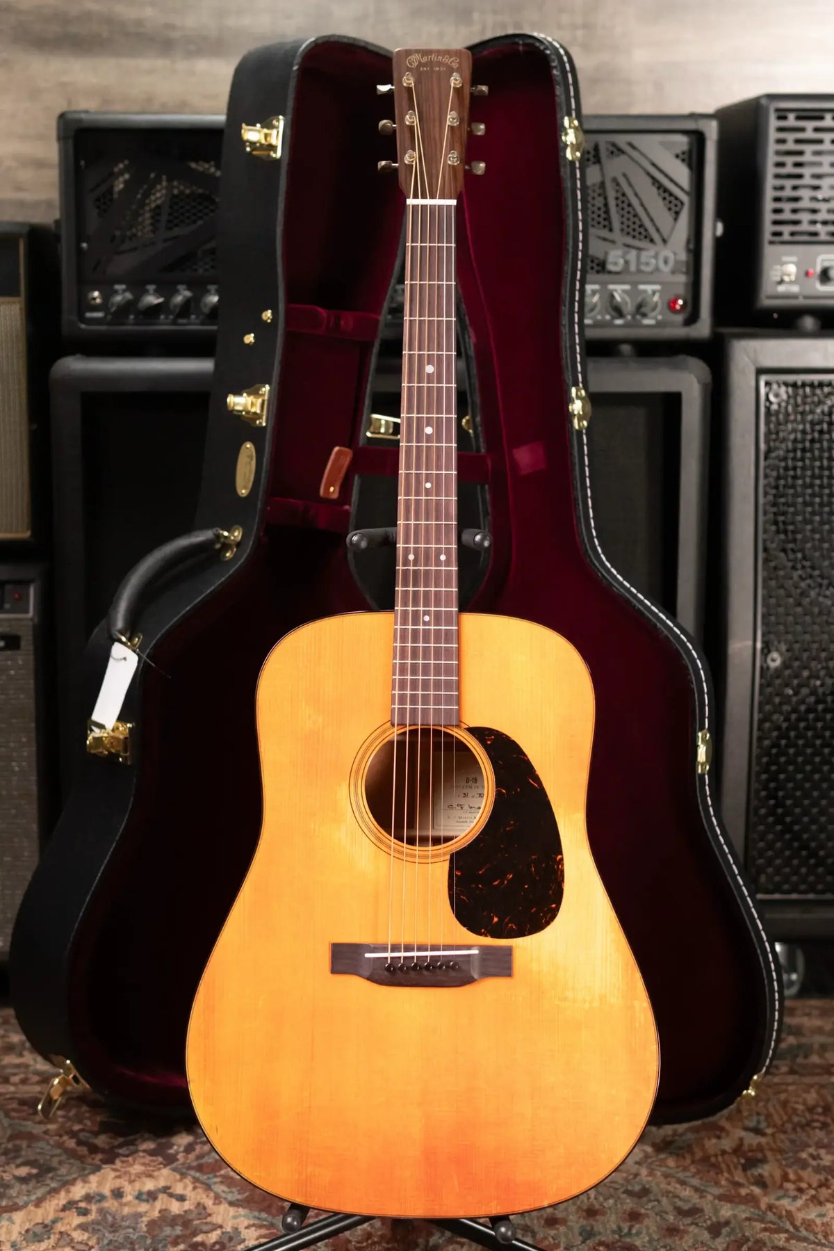 Martin D-18 1955 CFM IV 70th Dreadnought Acoustic Guitar with Hardshell Case - Floor Demo
