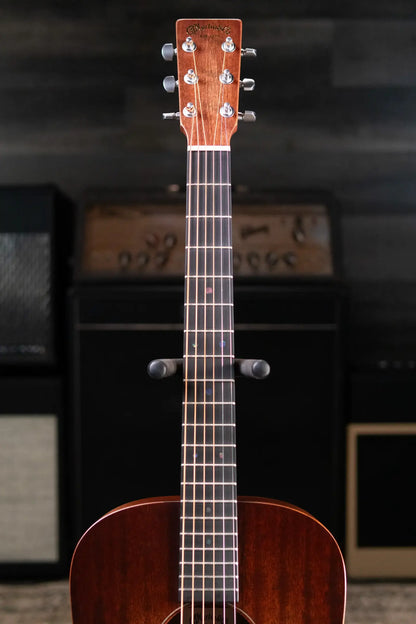 Martin D Jr-E StreetMaster Acoustic/Electric Guitar - Dark Distressed Mahogany with Gig Bag - Demo