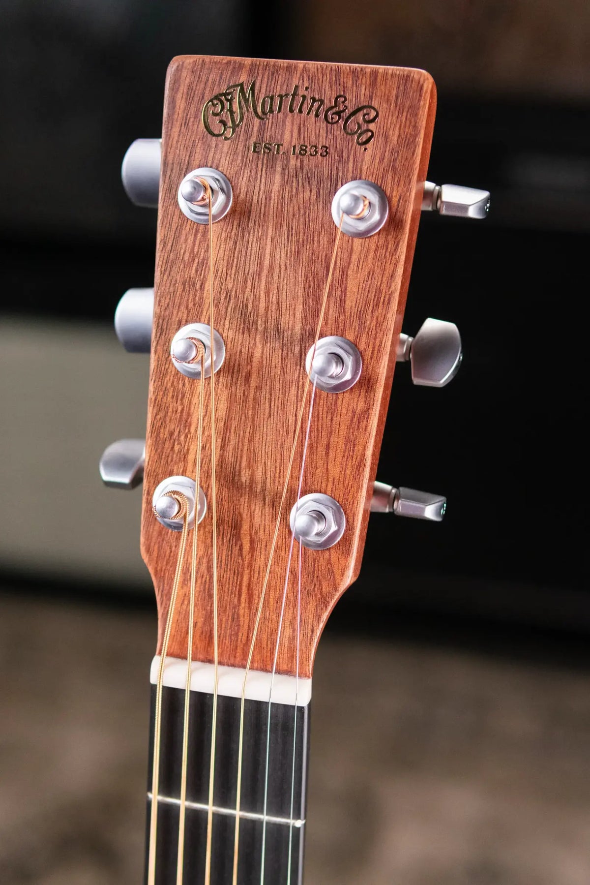 Martin D Jr-E StreetMaster Acoustic/Electric Guitar - Dark Distressed Mahogany with Gig Bag - Demo