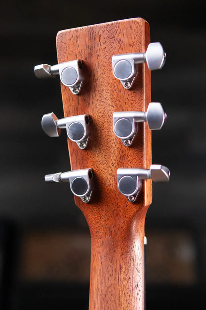 Martin D Jr-E StreetMaster Acoustic/Electric Guitar - Dark Distressed Mahogany with Gig Bag - Demo