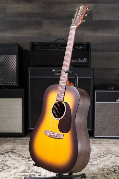 Martin D-X2e Brazilian Burst Special Acoustic/Electric Guitar with Gig Bag