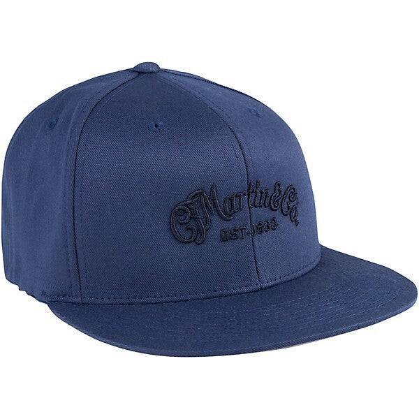 Martin Flat Brim Flex Fit Hat - Elemental Blue Small/Medium