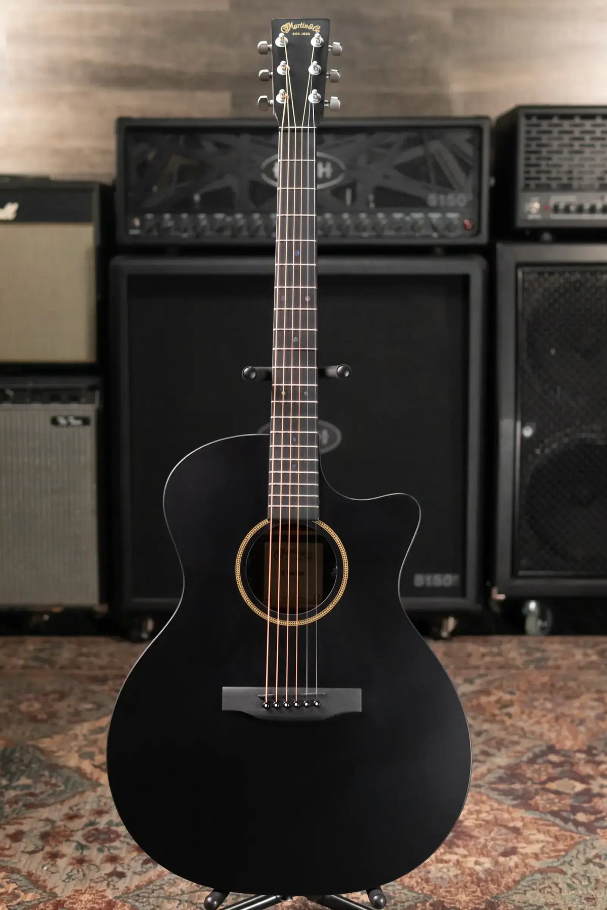 Martin GPC-X1E Acoustic Electric Guitar - Black with Gig Bag - Demo