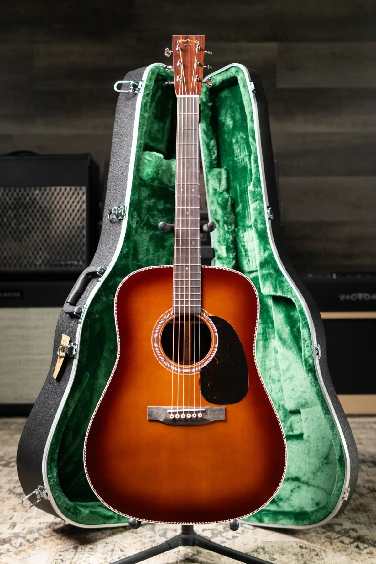 Martin HD-28 Standard Series Dreadnought Acoustic Guitar - 1933 Ambertone with Hardshell Case - Demo